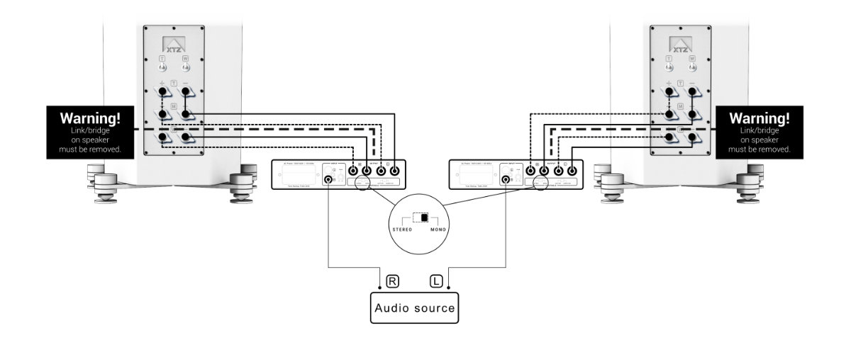 双功放驱动接线