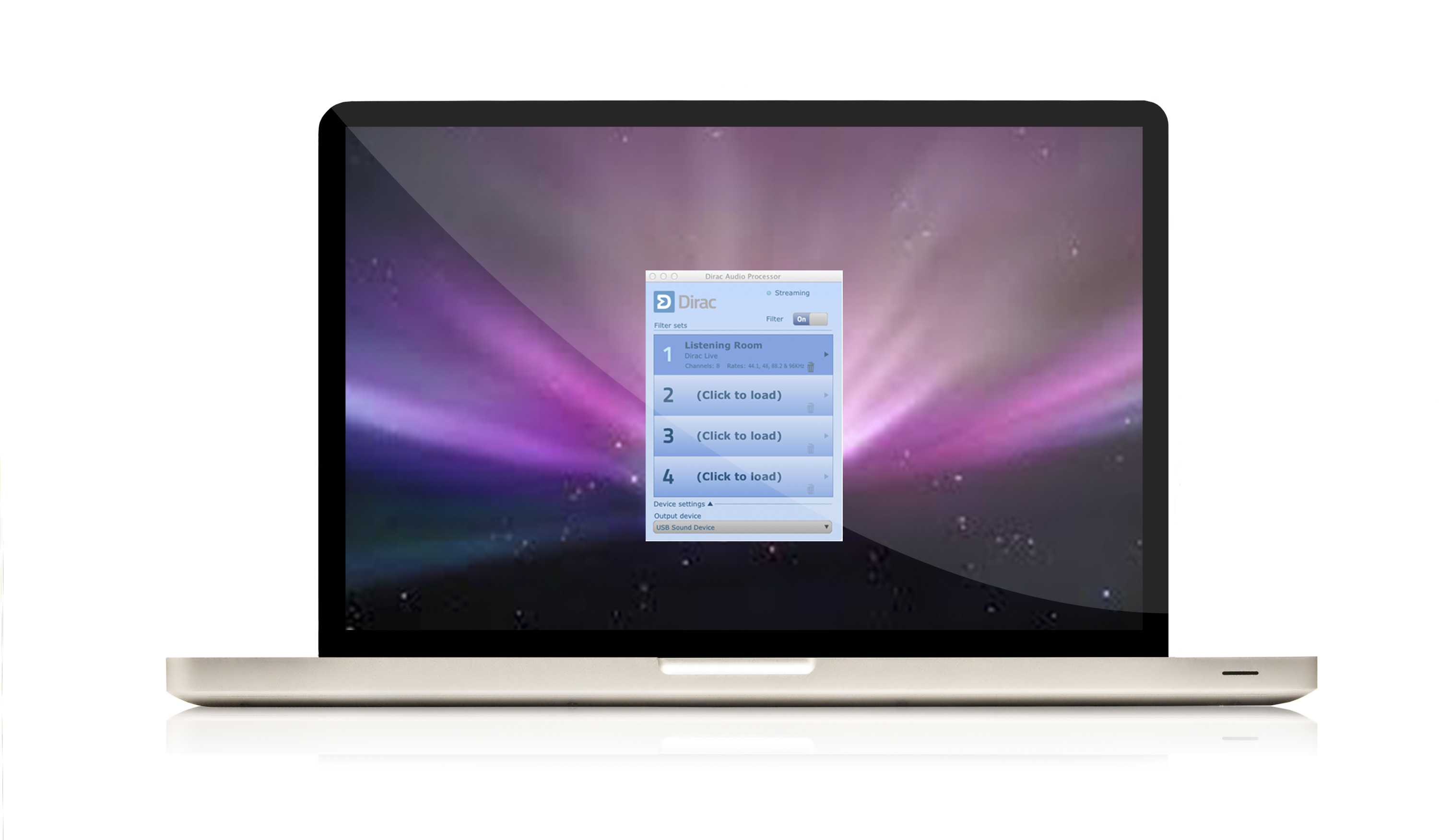 Dirac Audio Processor™ for MAC and PC